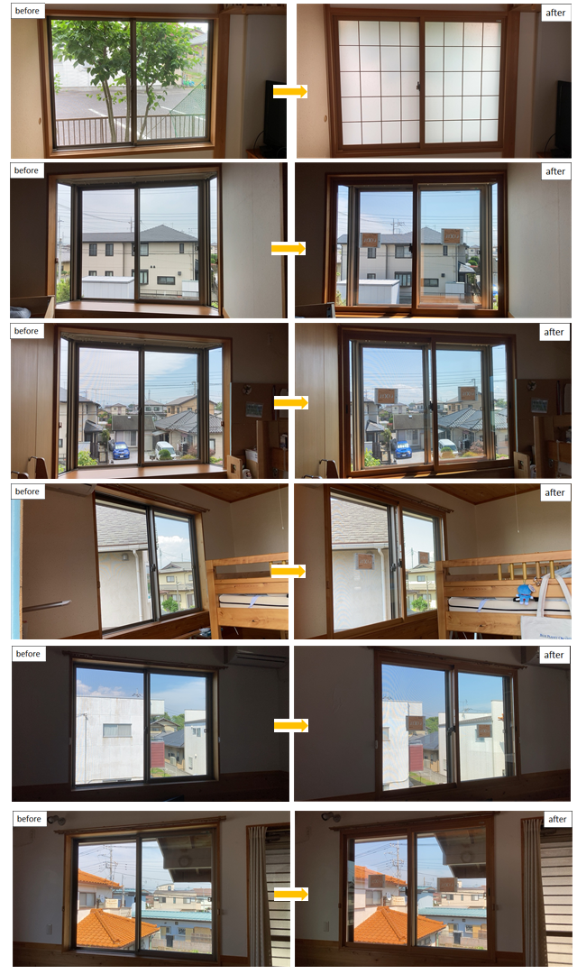 施工事例　内窓インプラス　前橋市　Ｋ様邸