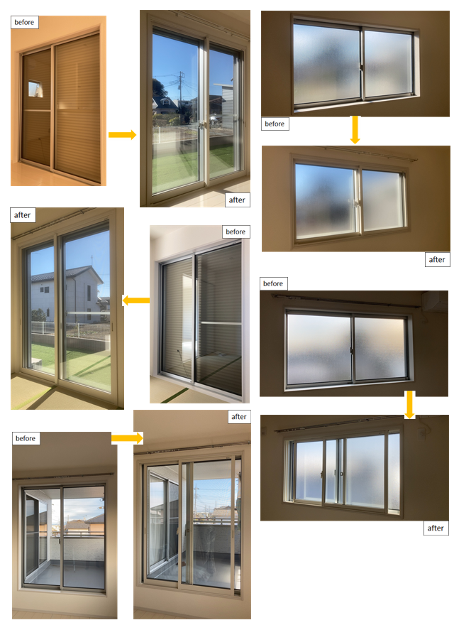 施工事例　内窓インプラス　高崎市　Ｍ様邸